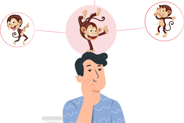 How to effectively stop distracting thoughts with Monkey Mind?